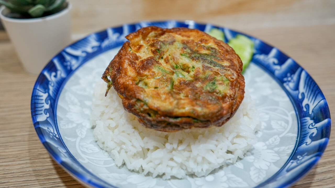 Climbing Wattle Omelet
