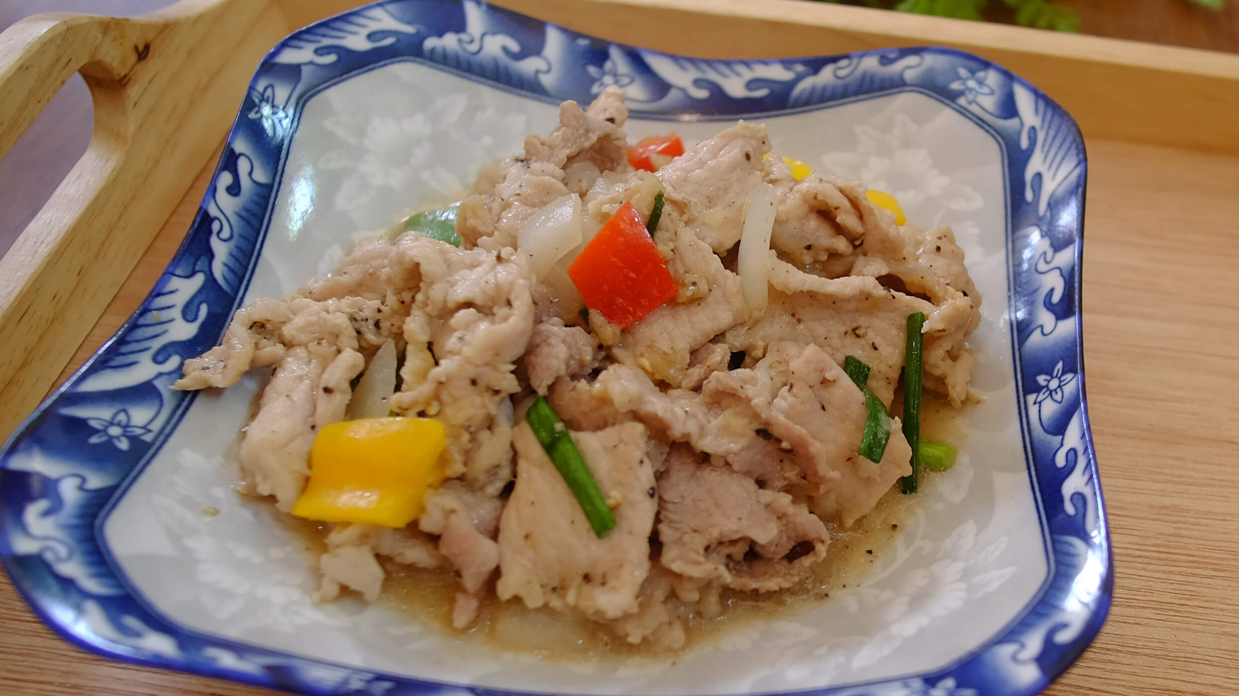 Stir-fried Pork/Chicken with Black Pepper