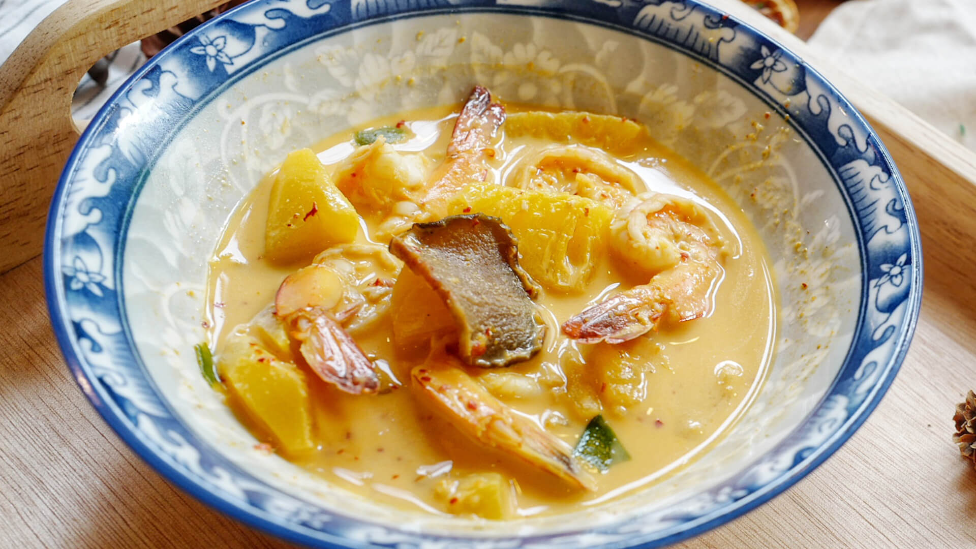 Thai Pineapple Curry with Shrimp